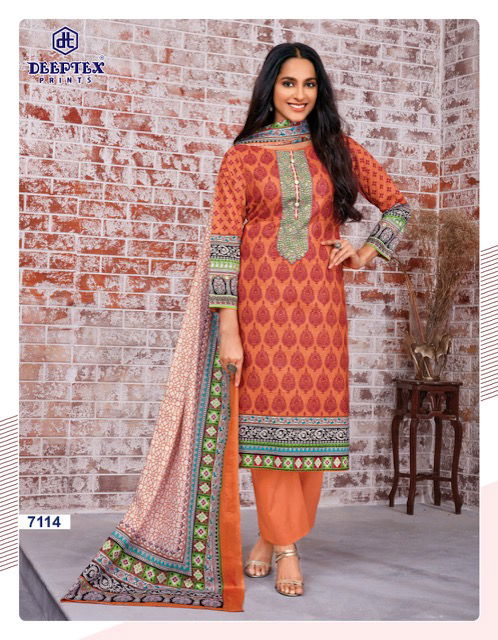 Deeptex Miss India 71 Casual Daily Wear Cotton Printed Dress Material  Collection